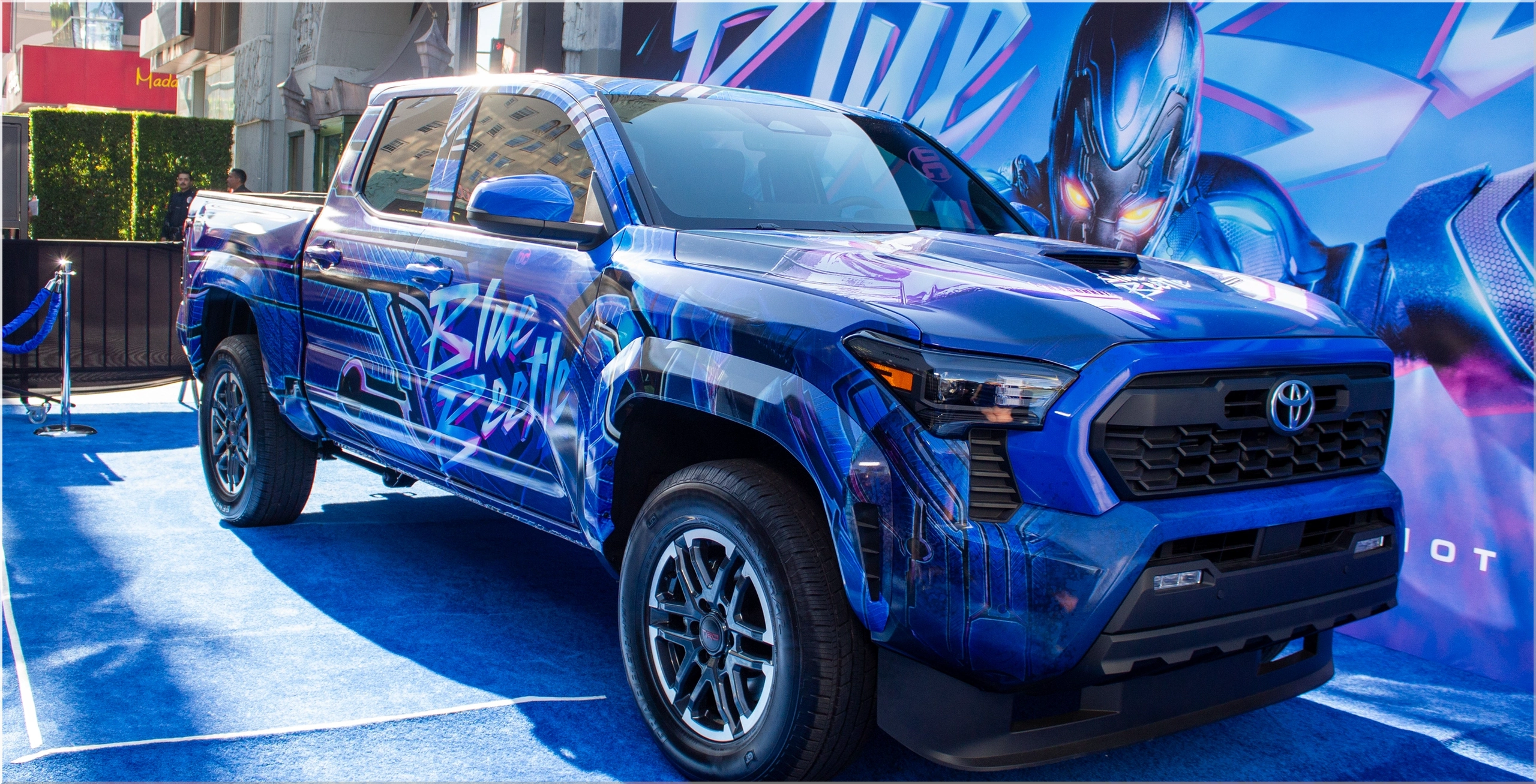 How the 2024 Toyota Shines in the New "Blue Beetle" Movie Car